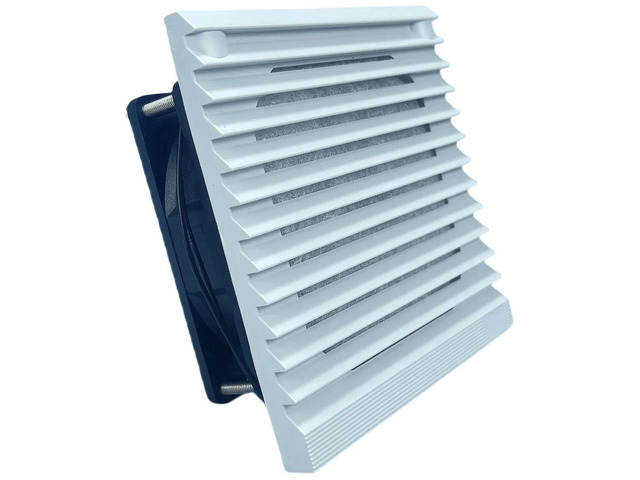 802 Ventilation Filter Kit 116x116x52mm DC12V Cooling Fan, Waterproof Dustproof Axial Fan Assembly, Replacement Vent Fan for Server Rack Cabinet...