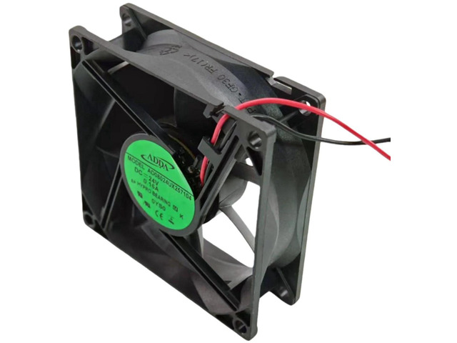 AD08024UX257104 8025 Axial Cooling Fan, 80x25mm 80mm DC24V Fan, 3600RPM, 45CFM, Ball Bearing Brushless Fan, Replacement Cooling Fan for Industrial...