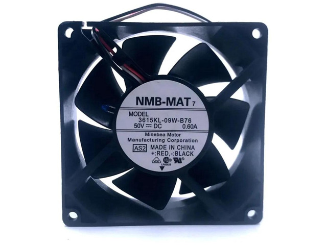 3615KL-09W-B76 High Speed Server Axial Cooling Fan, 92mm 9238 DC50V 8200RPM Replacement Fan, Heavy-Duty Industrial Server Chassis Fan for High...