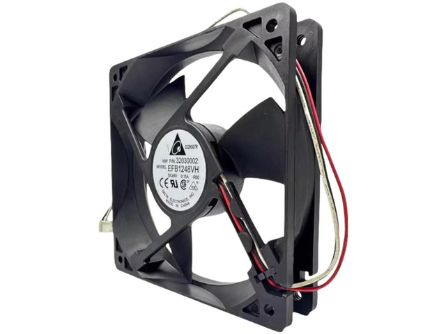 EFB1248VH DC 48V 0.15A Cooling Fan, 120x120x25mm 3400RPM 4 Wire PWM Dual Ball Bearing 75CFM Axial Fan, Replacement Industrial Ventilation Fan for...