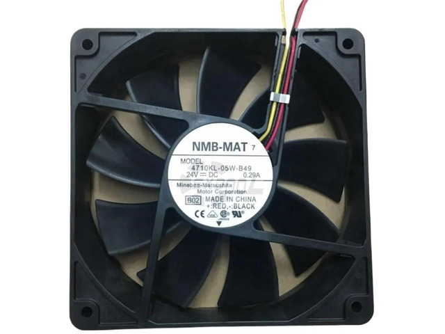 4710KL-05W-B49 DC Cooling Fan 12025 120x120x25mm, 24V 0.29A 12CM High Efficiency Fan, Replacement Cooler for Server, Inverter, Industrial...