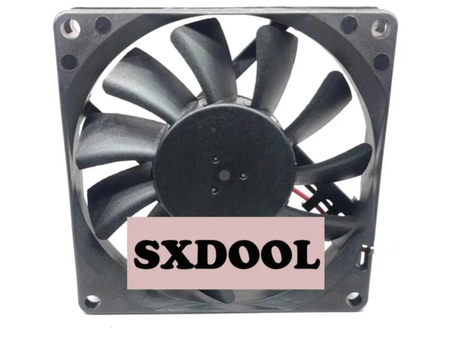 Replacement ME80151V3-000U-A99 Axial Cooling Fan, 80x80x15mm 80mm DC12V 1.08W 2400RPM 30CFM, Quiet Ventilation Fan for Electronic Devices, Chassis...