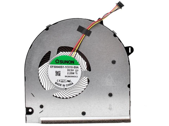 Replacement Laptop CPU Cooling Fan for HP 15-DU,15s-gu,15s-gy,15s-gr,15s-du, PN NS85B23 18J34 EF50040S1-1C010-S9A SPS L52034-001, DC5V 4Pin PWM...