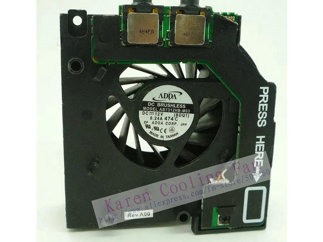 Replacement AB7312HB-M03 Axial Cooling Fan, 70x70x15mm 7CM DC12V 0.24A LED Fluorescent Light Fan, for PC CPU, Computer Chassis Heat Dissipation
