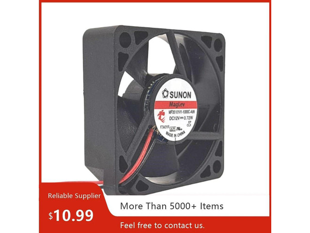 2Pcs MF35101V1-10000-A99 Axial Cooling Fan, 35x35x10mm 35mm DC12V, 10000RPM 7.2CFM High Speed Fan for Electronics, Server, Power Supply Heat...