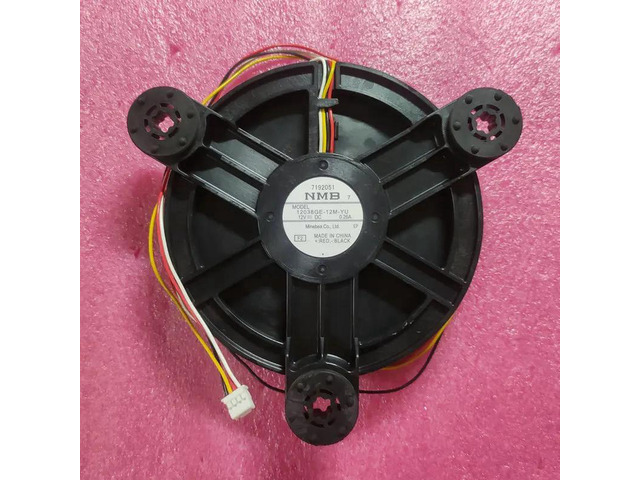 Replacement 12038GE-12M-YU Axial Cooling Fan, 120x120x38mm DC12V 0.26A 4-Wire Fan, for Refrigerator and Notebook Laptop Heat Dissipation