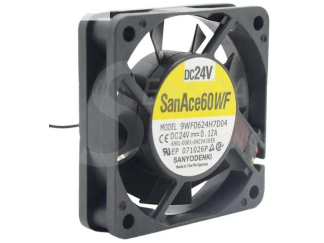 9WF0624H7D04 A90L-0001-0423#105S Industrial Axial Cooling Fan, DC24V 0.12A 6015 60mm 6cm Replacement Fan, 3-Pin Fan for FANUC CNC Machine,...