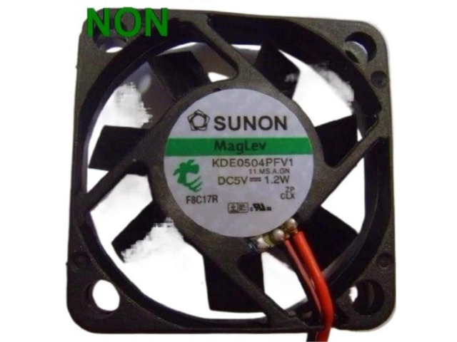 KDE0504PFV1 Axial Cooling Fan, DC 5V 1.2W 2-Wire 4010 Replacement Fan, MagLev Bearing Small Axial Fan for Server, Inverter, Industrial Equipment...