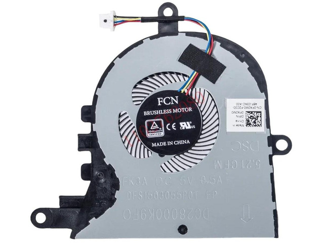 DFS1503055P0T Laptop CPU Cooling Fan, Notebook Replacement Cooler for Latitude 3590 L3590, Inspiron 15 5570 5575, Inspiron 17 3780 5770, Vostro...