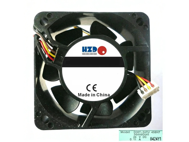 D06T-24TU 62B 27LA80511 45BH7 Axial Cooling Fan, 6025 60×60×25mm 6cm DC24V 0.1A 3-Wire Replacement Fan, Industrial 3 Lines Cooling Fan for Cabinet...