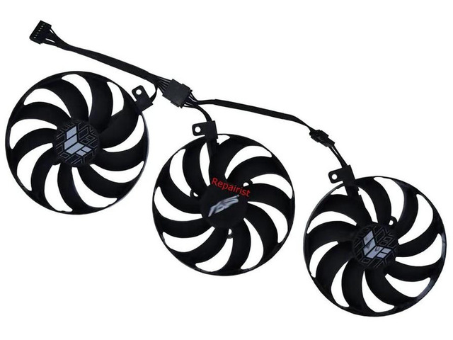 3-Pack T129215BU Graphics Card Cooling Fan, GPU Cooler Replacement Fan for RTX 3070 Ti V2 OC, RTX 3060 12G V2 GAMING Video Card, 7Pin PWM VGA...