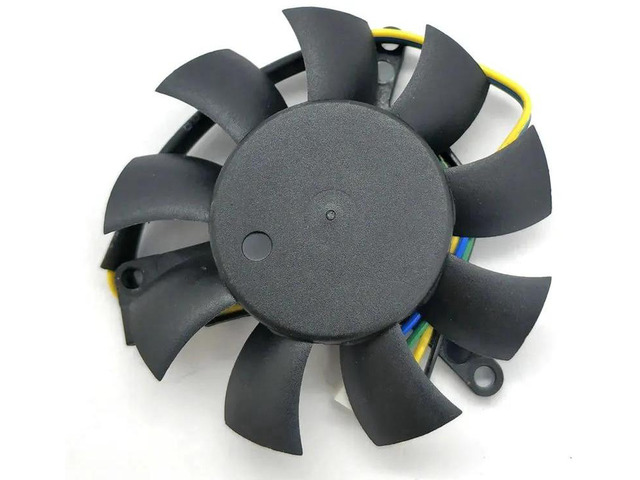 MGT5012XB-W10 GPU Cooling Fan, DC12V 0.19A 4-Wire PWM Replacement VGA Cooler Fan, 45mm*39mm Mounting Pitch Small Graphics Card Fan Compatible with...