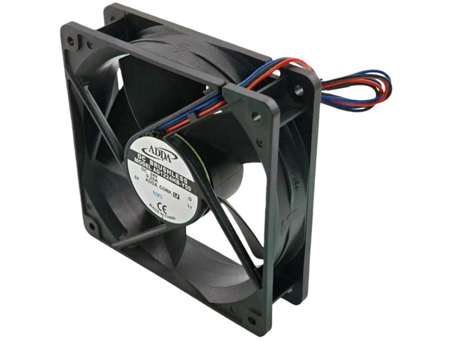 AD1224HB-Y59 Axial Cooling Fan, DC24V 0.25A 120×120×32mm 12032 12cm Dual Ball Bearing 3-Wire Fan with Speed Sensor & Locked Rotor Protection,...