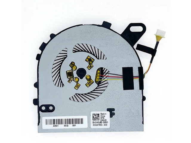 0W0J85 Laptop CPU Cooling Fan, Replacement Internal Cooler Fan Compatible with DELL Inspiron 15 7560,15-7560,15-7572,15R-7560, Vostro 5468,5568...