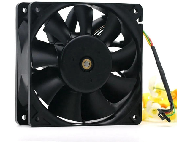 V35141-35 12038 High Speed Mining Rig Cooling Fan, 120×120×38mm 12CM DC12V 2.2A 4-Pin PWM Replacement Cooler Fan for Antminer S7 ASIC Miner, Dual...