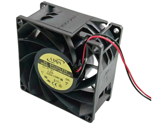 AS08012MB389100 8038 High Speed Axial Cooling Fan, 80×80×38mm 8CM DC12V 2.20A Ball Bearing 14000RPM 112CFM High Airflow Replacement Industrial...