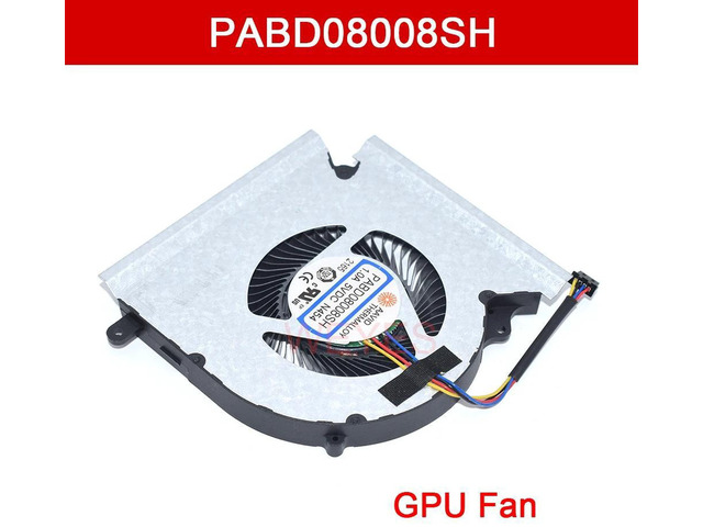Laptop GPU Cooling Fan PABD08008SH N454, 4-Pin DC5V 1.0A Notebook Graphics Cooler Replacement for MSI GE66 GP66 GL66 MS-1541 MS-1542 Gaming Laptop,...