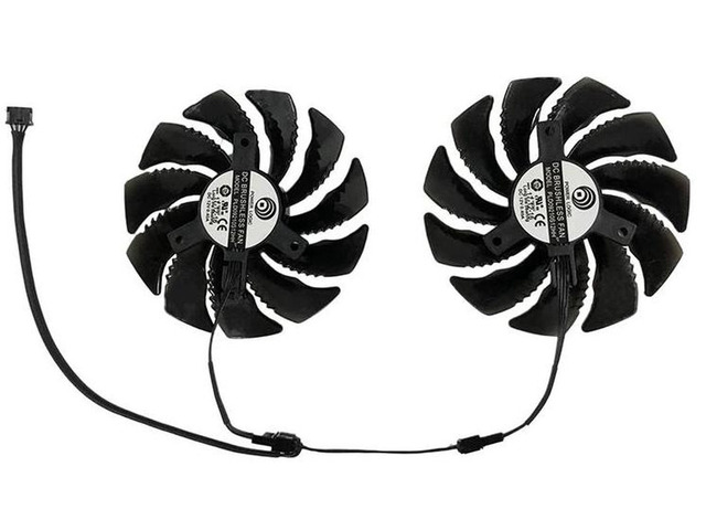 2Pcs/Set PLD09210S12HH GPU Cooling Fan, Replacement VGA Graphics Card Cooler for RTX 2060 6GB, GTX 1660, GTX 1650 SUPER Video Card, High Airflow...