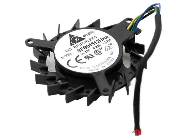 Replacement GPU Cooling Fan Compatible with BFB04512HHA, DC12V 0.21A 4-Wire PWM, 3.9cm Diameter 4.5mm Pitch VGA Graphics Card Fan, Quiet High...