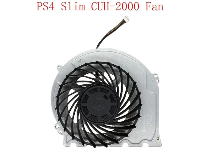 Internal Cooling Fan Replacement for PS4 Slim CUH-2000, Model KSB0912HD DC 12V Quiet Cooler Fan, Original Spec Video Game Console Fan for PS4 Slim...