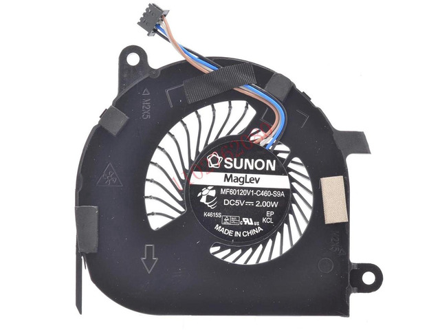 EG50040S1-C610-S9A Laptop CPU Cooling Fan, Replacement Notebook Internal Cooler for Dell Latitude E7470 P61G, 4-Pin PWM Radiator Fan, Quiet CPU Fan...