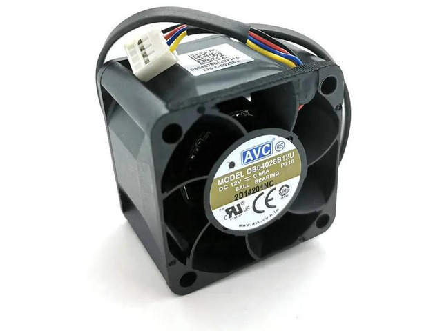 40x40x28mm 4028 Server Cooling Fan DB04028B12U, DC12V 0.66A 40mm Axial Fan Replacement for 1U Server, Desktop Chassis, Industrial Cabinet Heat...