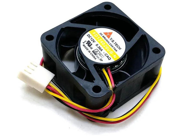 40x40x20mm 4020 Axial Cooling Fan FD124020UB-N, DC12V 0.36A 3-Wire Replacement Fan for Mini PC CPU Cooler, Industrial Control Board, Compact...