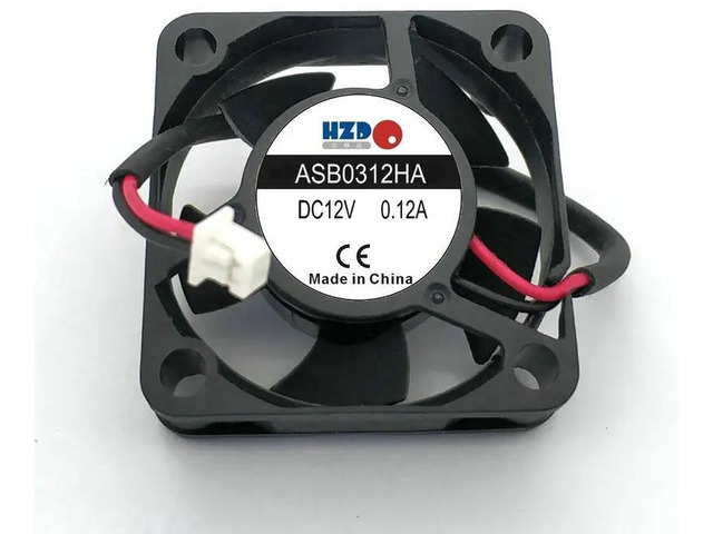 30x30x10mm 3010 Mini Axial Cooling Fan ASB0312HA, DC12V 0.12A 2-Wire 3CM Small Replacement Fan, Slim Tiny Fan for Notebook, Mini Projector, Small...