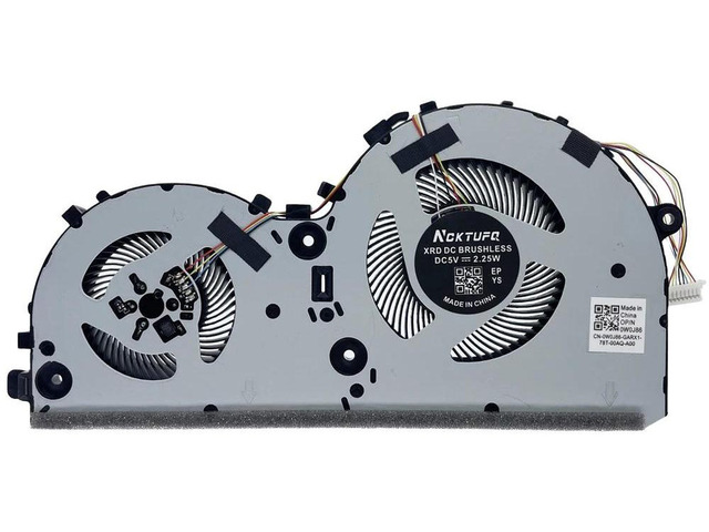 Laptop CPU Cooling Fan 0W0J86, Replacement Notebook Cooler for Lenovo L340 Gaming L340-17IRH, L340-15IRH Series Laptops, Internal CPU Thermal...