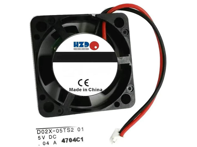 25x25x10mm 2510 Mini Axial Cooling Fan D02X-05TS1 01, DC5V 0.04A 2-Wire Small Square Heatsink Fan for Embedded Modules, Micro Electronic Equipment...