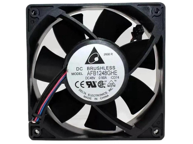 120x120x38mm 12038 High Power Axial Cooling Fan AFB1248GHE, DC48V 0.9A 241CFM 12CM Fan for Industrial Cabinets, Servers, High Power Heatsink Heat...