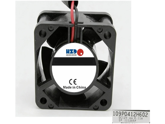 40x40x20mm 4020 Axial Cooling Fan 109P0412H602, DC12V 0.11A 4CM Heatsink Fan, Available in 2-Wire and 3-Wire for Industrial Control, Embedded...