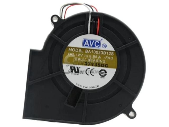 97x94x33mm 9733 DC Centrifugal Blower Fan BA10033B12S, DC12V 2.85A Ball Bearing High Speed Server Fan for Industrial Cabinet Heat Dissipation