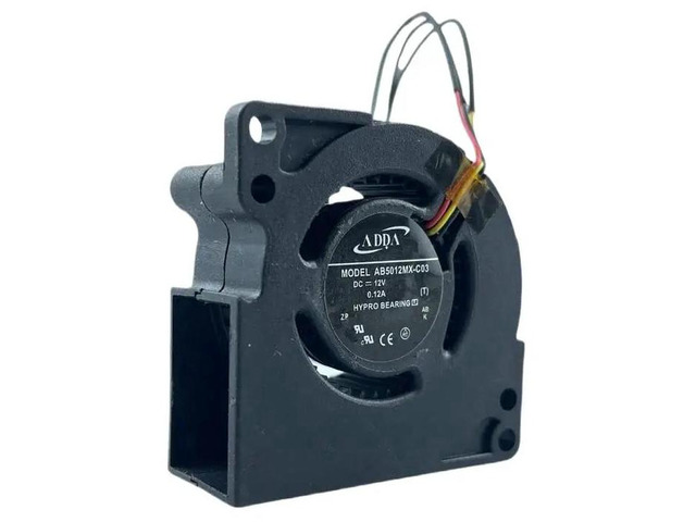 AB5012MX-C03 50x50x20mm DC 12V 0.12A Hydraulic Bearing 3-Pin Turbine Blower Fan, Replacement Centrifugal Cooling Fan for Projector, Small...