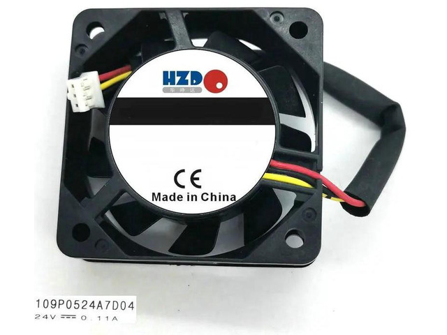 109P0524H7D03 50x50x15mm 5CM DC 24V 0.11A Axial Cooling Fan with Alarm Signal, Replacement Inverter Fan for Industrial Cabinet, Power Supply, CNC...