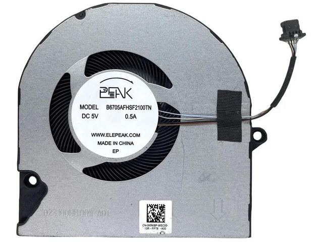 0KRK6P Replacement CPU Cooling Fan for 2021 Series 2-in-1 Laptops, Compatible with Inspiron 15 5510 5515, 14 5410 5415 5418, 7400, Notebook...