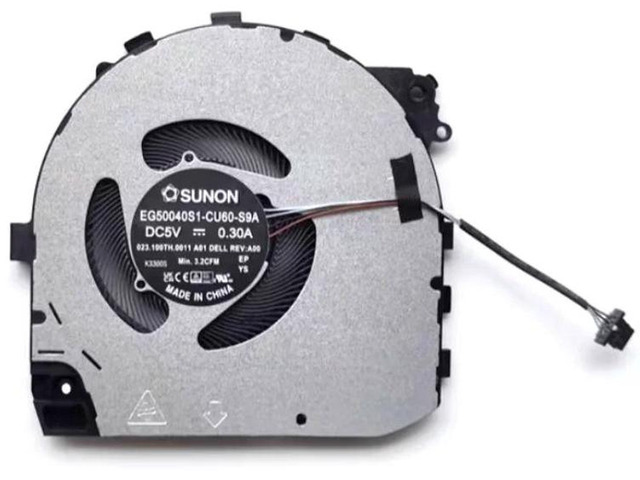0XR8RW XR8RW EG50040SA-CU61-S9A Laptop CPU Cooling Fan, Replacement Notebook Cooler Fan for Dell Inspiron 13 7340, Internal Processor Fan Repair...