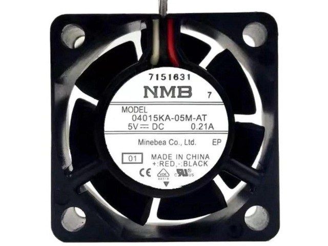 04015KA-05M-AT 4015 40x40x15mm DC5V 0.21A 3-Wire 3-Pin Axial Cooling Fan, 4CM 40mm Replacement Heatsink Fan for Embedded Controller, Instrument,...