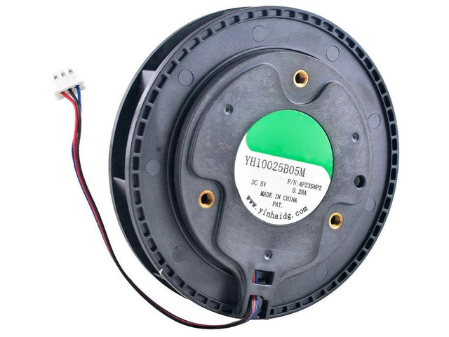 YH10025B05M AF23SNP2 100x100x25mm Centrifugal Blower Fan, DC5V 0.28A 3-Pin Double Ball Bearing 100mm Cooling Fan, Replacement Fan for Sweeper...