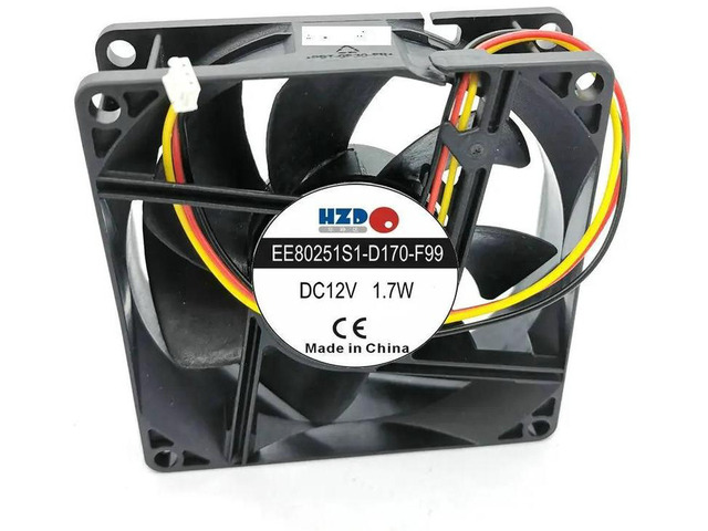 EP6127A EE80251S1-D170-F99 80*80*25MM Cooling Fan, DC12V 1.7W Axial Fan Replacement for Projector and Notebook Laptop, Heat Dissipation Repair...