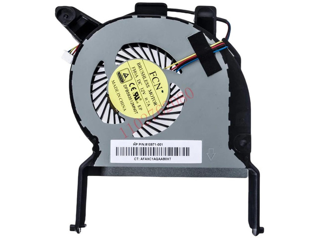 810571-001 DFB593512MN0T CPU Cooling Fan Replacement, DC12V 0.7A 4-Pin PWM Blower Fan for HP EliteDesk 800 G2 Mini Desktop PC Repair Spare Part