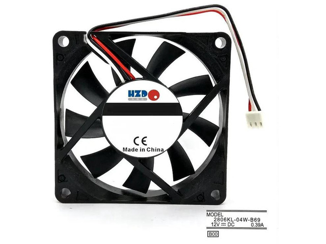2806KL-04W-B69 70×70×15MM 7cm Laptop Cooling Fan, DC12V 0.39A Axial Fan with Alarm Signal Output, Notebook Computer Chassis Heat Dissipation...