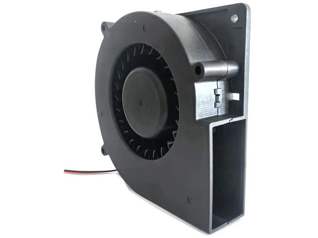 AB1248UB-Y01 12032 12CM Turbine Drum Centrifugal Cooling Fan, DC24V 0.14A/0.3A 1800RPM High Static Pressure Blower Fan for Industrial Cabinet...