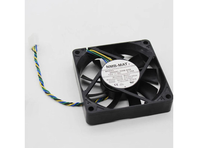 2806KL-04W-B56 7015 70×70×15mm 7CM CPU Cooling Fan, DC12V 4-Wire PWM Speed Control Axial Fan for Laptop, All-in-One PC, Mini Chassis CPU Heat...