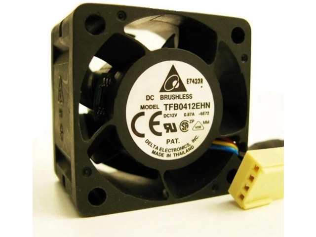 2Pcs TFB0412EHN-PWM 40mm 4CM Server Inverter Chassis Cooling Fan, DC12V 0.87A 15000RPM 26CFM 4-Wire PWM High Speed High Static Pressure Axial Fan...