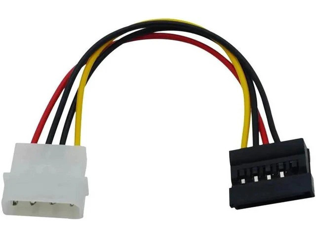 1PCS SATA-IDE Power Wire 1-to-2 Type 4P-4/6P Mainboard SSD Graphics card Connecting Line(SATA)