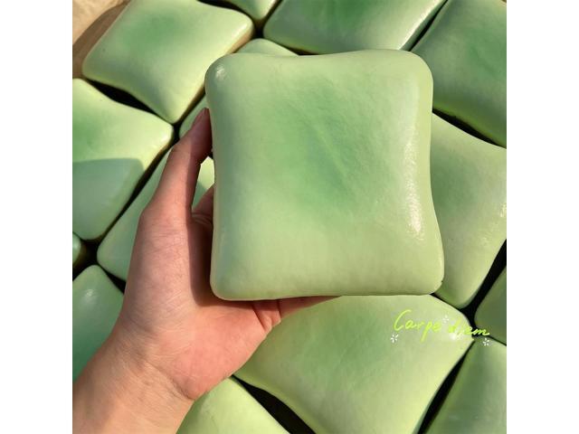 Generic Brand Bread Butter Squishy,Slow Rising SquishyStocking Stuffers,Stress BallsStress Relief & Fidget Toys for ADHDParty Favor Gift green