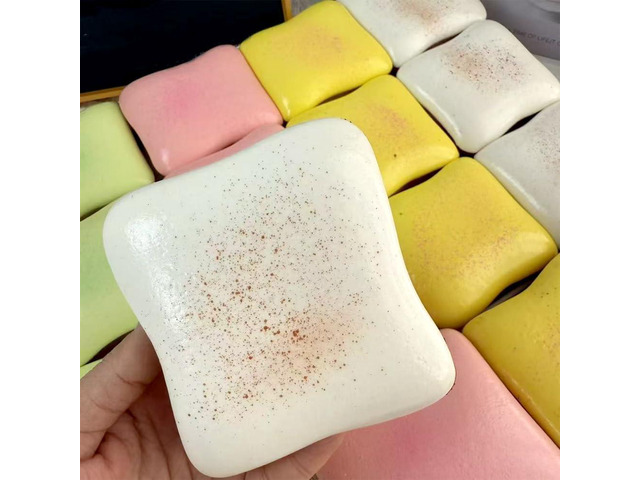 Generic Brand Bread Butter Squishy Slow Rising Stress Relief Fidget Toy Party Favor Gift Stocking Stuffer Stress Ball for ADHD