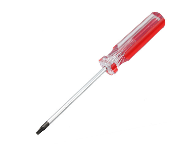 T10 3 Inch Torx Screwdriver with Magnetic Tip, PVC Red Handle Screwdriver for Repair, Home Appliance