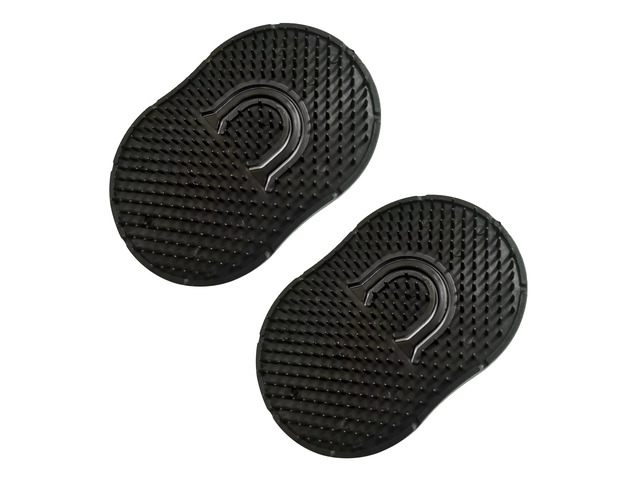 2 Packs Pocket Palm Combs, Shampoo Comb, Massager Hair Brush Comb, Scalp Massager Brush Comb, Wave brush, Palm hair brush (Black)